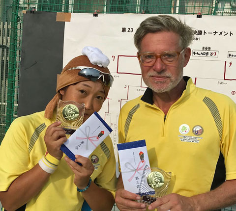 2018 Tokyo Celeb Tournament A.Goma and A. Buehler