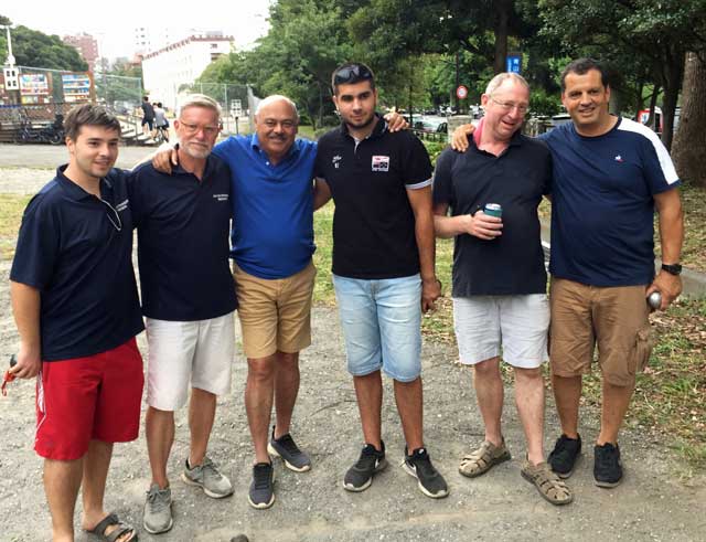 2019 international Petanque matches Aoyama