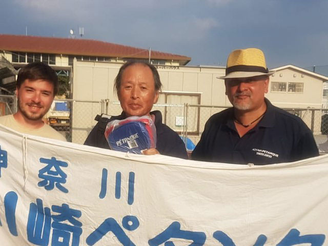 2019 Kawasaki Petanque Tournament Kevin, Ogawa, Rajesh