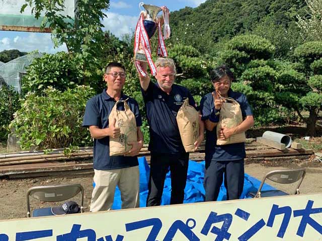 2019 Tani Cup Petanque Tournament A. Buehler, N. Goma, N.Takatori