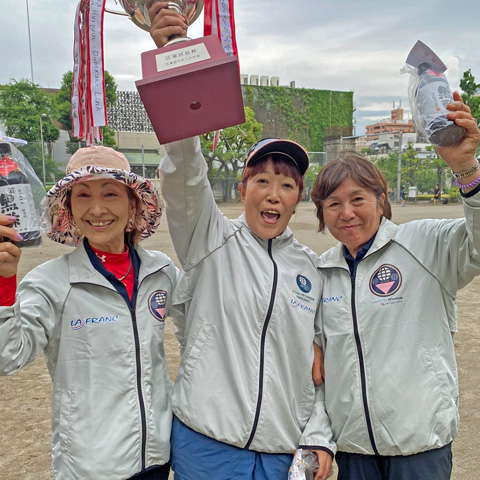 2025 Kotoku Petanque Tournament Ayumi Machiko Kimi