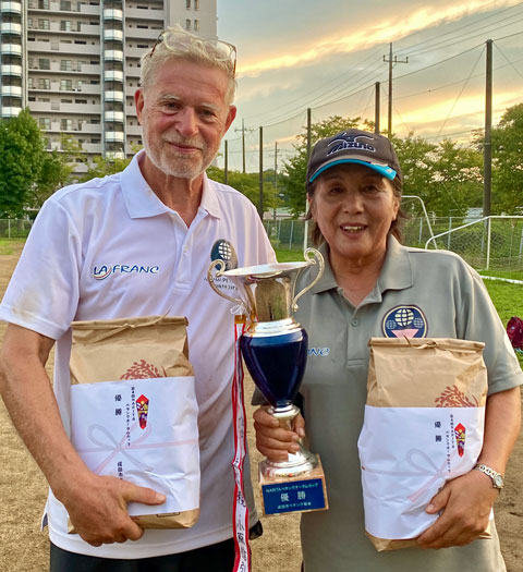 2025 Narita Petanque Autumn Cup Inoue Machiko Adrian Buehler