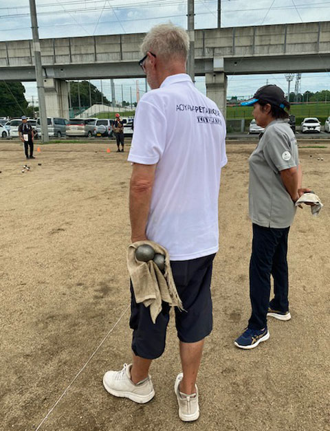 2025 Narita Petanque Autumn Cup Inoue Machiko Adrian Buehler
